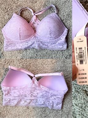 Victoria's Secret Light Pink Lace Bralette